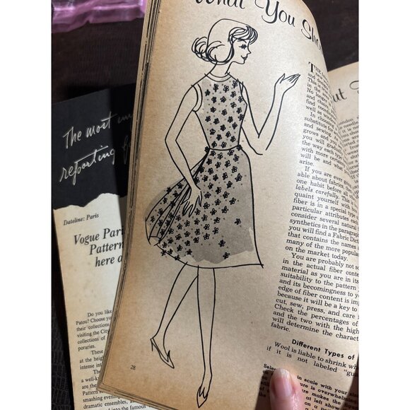 Todays Woman Sewing Simplified Book 1960s Vintage Dressmaking Guide Sewing Tips - Picture 9 of 12